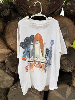 Vintage NASA Space Shuttle Atlantis STS-27 T-Shirt
